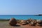 Cyprus. Mediterranean Sea Coast. Sea near Ayia Napa.