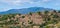 The Cyprus nature panorama with mountains