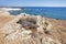 Cyprus, Paphos. Coastline of mediterranean sea