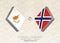 Cyprus vs Norway, League C, Group 3. Europe football competition