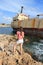 Cyprus wrecked ship