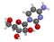 Cytarabine (cytosine arabinoside, Ara-C) chemotherapy drug molecule. Used in treatment of acute myeloid leukemia (AML), acute