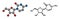 Cytarabine (cytosine arabinoside, Ara-C) chemotherapy drug molecule. Used in treatment of acute myeloid leukemia (AML), acute