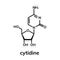 Cytidine chemical formula