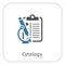 Cytology and Medical Services Flat Icon