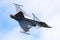 Czech Air Force SAAB JAS 39 Gripen fighter jet plane flying. Aviation and military aircraft.