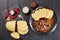 Czech beef goulash served on plate