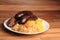 Czech food - black and white pudding