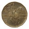 Czech korunas coin