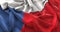 Czech Republic Flag Ruffled Beautifully Waving Macro Close-Up Sh