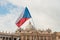 Czech republic flag in st peter square in vatican in rome