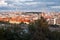 Czech Republic. Panoramic views. Prague in the evening.