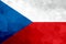 Czech republic polygonal flag. Mosaic modern background. Geometric design