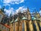 Czech Republic. Prague Castle - Gothic architecture of st. Vitus cathedral