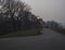 Czech Republic, Prague, February 23, 2021: Evening view of Cobbled walkway along Vysehrad fortification, old defense