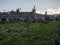 Czech Republic, Prague , September 8, 2018: The crowd of tourist people takeing picture of Prague castle panorama on