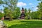 Czech republic, Roznov pod Radhostem, Historic church in the museum