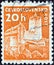 CZECHOSLOVAKIA - CIRCA 1960: A stamp printed in Czechoslovakia from the `Czechoslovak Castles` issue shows Kost castle, circa 1960
