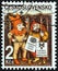 CZECHOSLOVAKIA - CIRCA 1985: A stamp printed in Czechoslovakia shows Elves by Gennady Spirin, circa 1985.