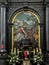 Czerna, Poland, April 21, 2023: Detail of the main altar from the church at the Carmelite sanctuary in Czerna, Poland