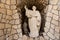 Czerna, Poland April 21, 2023: Monastery of the Discalced Carmelites in Czerna, Poland. Grotto with the figure of the prophet