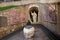 Czerna, Poland April 21, 2023: Monastery of the Discalced Carmelites in Czerna, Poland. Grotto with the figure of the prophet