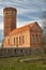 Czluchow, pomorskie / Poland - March, 31, 2019: Teutonic Castle in Central Europe. An old stronghold built of red brick