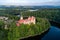 Czocha castle in Lower Silesia in Poland