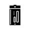 d battery power energy glyph icon vector illustration
