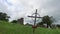 D grave cross on celtic cemetery in ireland 67