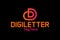 D letter logo design template. D Logo design. Modern logo design. Creative logo design