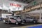 D-Max pickups at the Isuzu stand at the Comtrans 2021 international show of commercial vehicles. Isuzu cars. Moscow