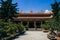 DA LAT, VIETNAM - MARCH 9, 2017: Temple of the Golden Buddha in Van Hanh Pagoda in Da Lat