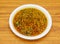 daal mash fry served in plate isolated on table top view of indian and pakistani spicy food