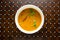 Daal Tarka served in a dish isolated on table background top view of bangladesh food