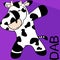Dab dabbing pose cow kid cartoon