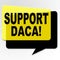 Daca Protest For Dreamers Deal Road To Citizenship - 2d Illustration