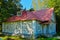 Dacha house of the artist Polenov in Abramtsevo estate, Moscow region, Russia