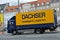 Dacher intelligent logistics truck in Copenhaen Denmak