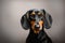 dachshund dog cute portrait home photo magic light
