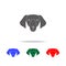 Dachshund face icon. Elements of dogs multi colored icons. Premium quality graphic design icon. Simple icon for websites, web desi