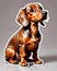 dachshund hound dog sticker decal doxie pet