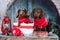 dachshund New Year`s puppies