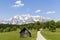 Dachstein and landscape near Ramsau, Austria