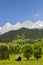 Dachstein and landscape near Ramsau, Austria