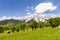 Dachstein and landscape near Ramsau, Austria