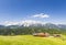 Dachstein and landscape near Schladming, Austria