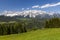 Dachstein and landscape near Schladming, Austria