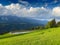 Dachstein mountain and summer valley views from Rohrmoos-Untertal, Austria