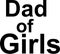 Dad of Grils jpg image with SVG Cutfile for Cricut and Silhouette